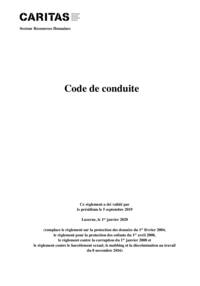 Le code de conduite de Caritas Suisse résume les règles de comportement applicables aux bénévoles et aux familles paysannes de montagne.